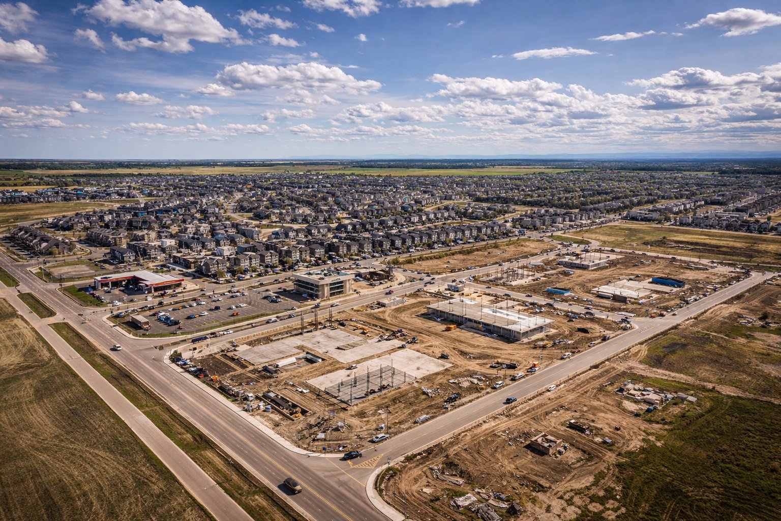Calgary suburban growth development