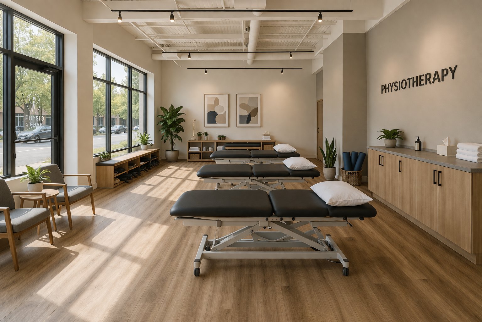 Physiotherapy clinic studio