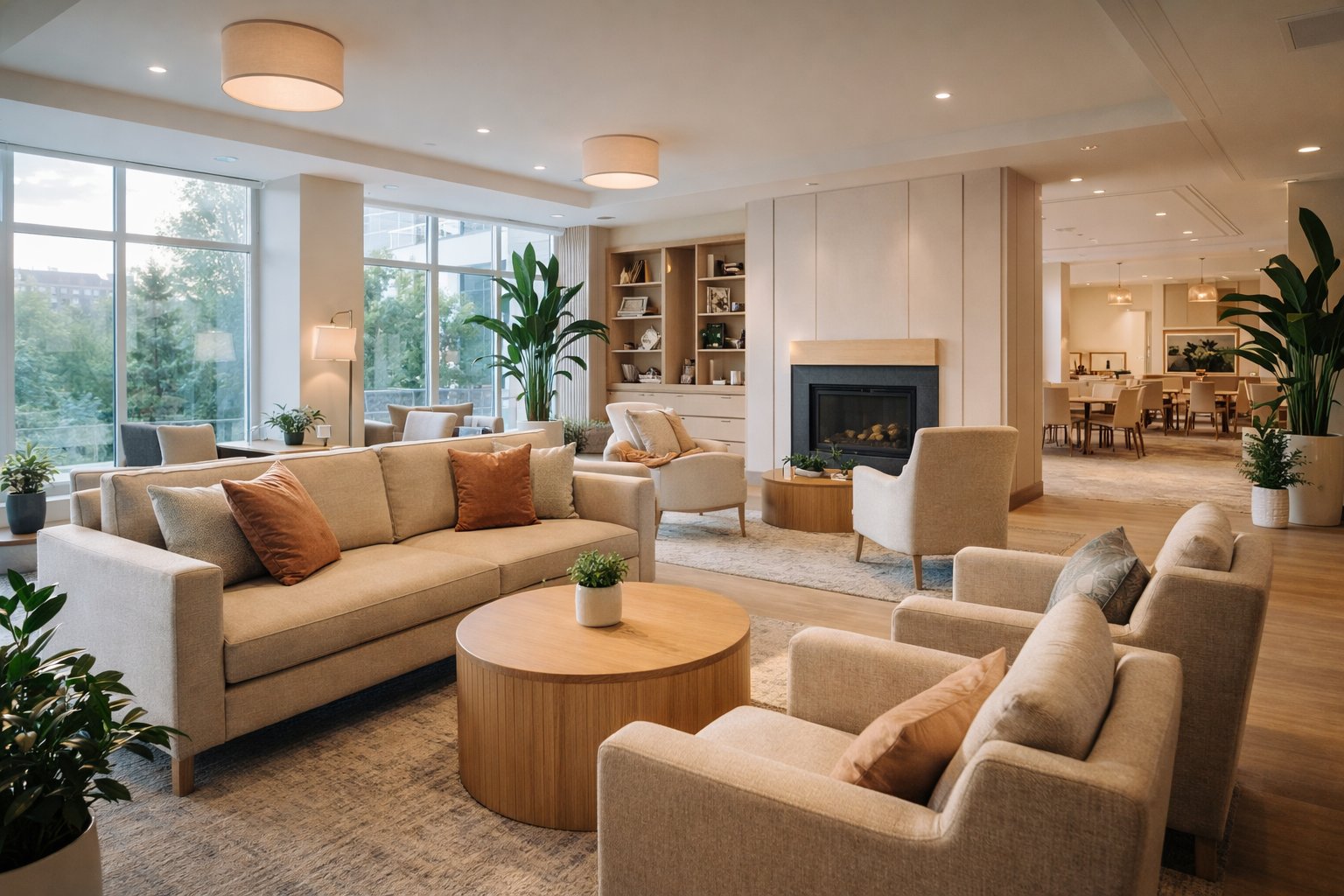 Retirement residence common area